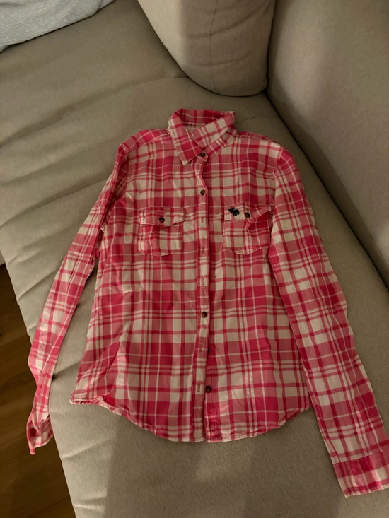 Abercrombie & Fitch Tops - Abercrombie & Fitch Pink Plaid Button-Down Shirt for woMen